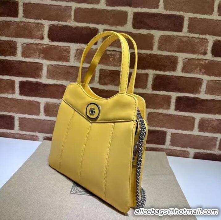 Best Price GUCCI PETITE GG SMALL TOTE BAG 745918 Yellow