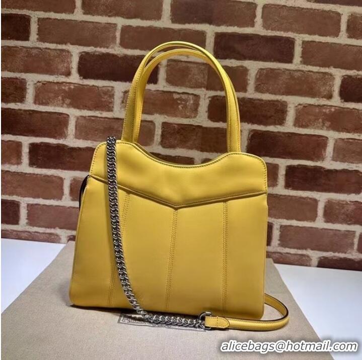 Best Price GUCCI PETITE GG SMALL TOTE BAG 745918 Yellow