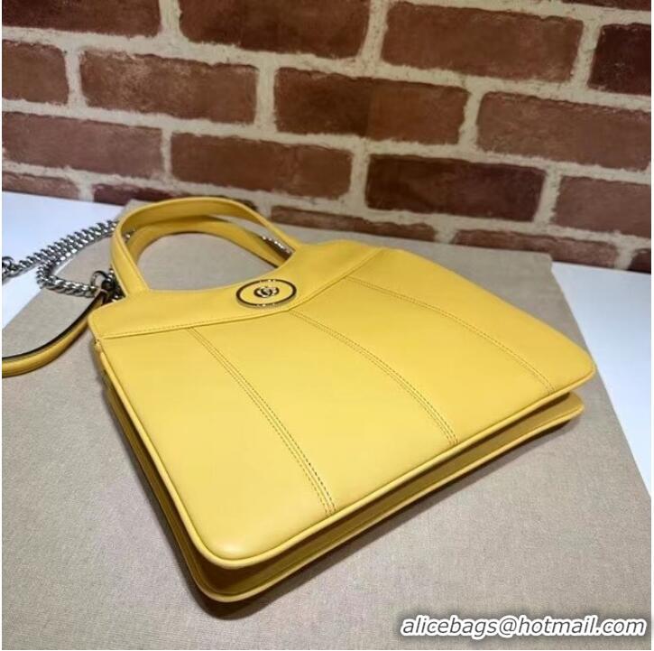 Best Price GUCCI PETITE GG SMALL TOTE BAG 745918 Yellow