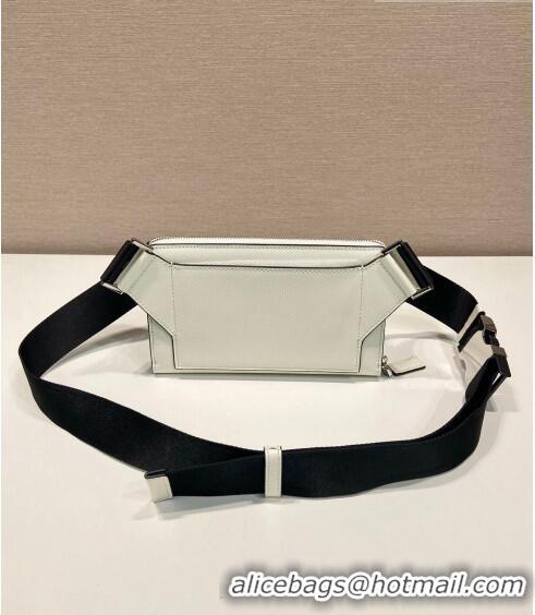 Promotional Prada Saffiano Leather Belt bag 2VH156 White 2023