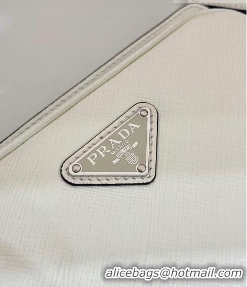 Promotional Prada Saffiano Leather Belt bag 2VH156 White 2023