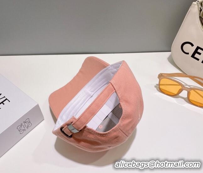 Luxury Discount Balenciaga Canvas Baseball Hat B0628 Light Pink 2023