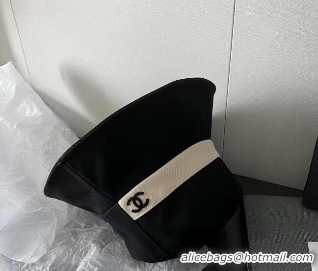 Super Quality Chanel Canvas Bucket Hat PA0628 Black 2023