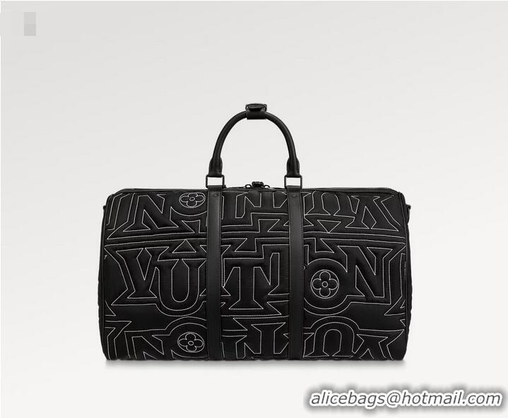 Good Product Louis Vuitton Monogram Keepall 45 M46441 Black