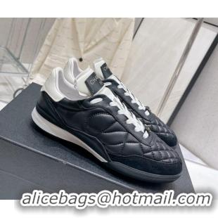 Good Quality Chanel Calfskin & Suede Sneakers G40178 Black 428125