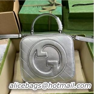 Promotional GUCCI BLONDIE TOP HANDLE BAG 744434 Silver