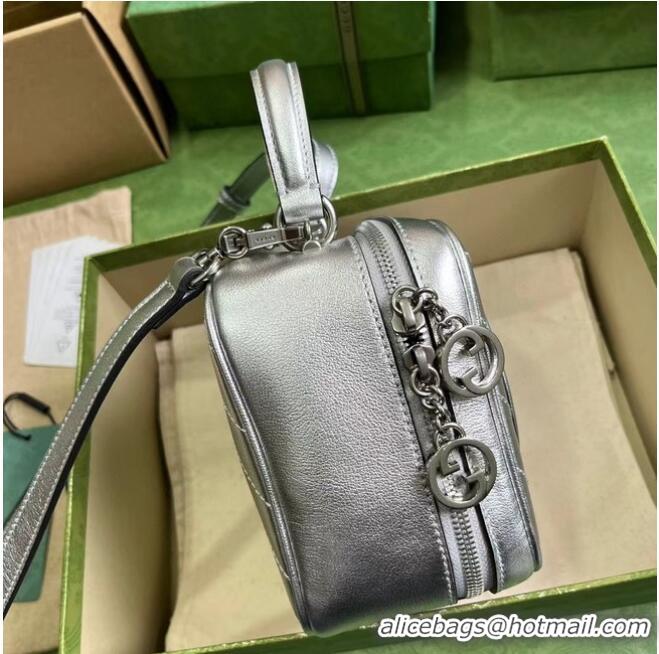 Promotional GUCCI BLONDIE TOP HANDLE BAG 744434 Silver