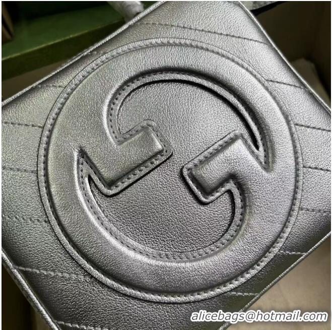 Promotional GUCCI BLONDIE TOP HANDLE BAG 744434 Silver