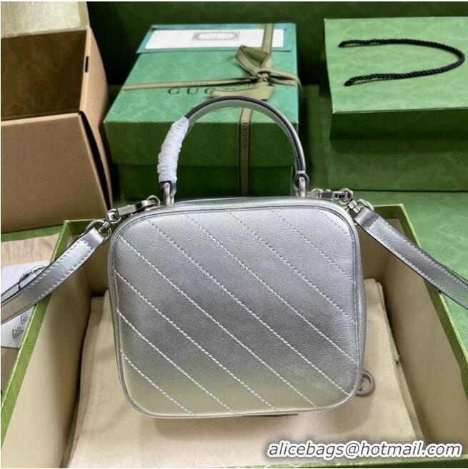 Promotional GUCCI BLONDIE TOP HANDLE BAG 744434 Silver