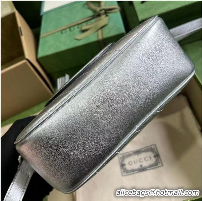 Low Cost GUCCI BLONDIE SMALL SHOULDER BAG 742360 Silver