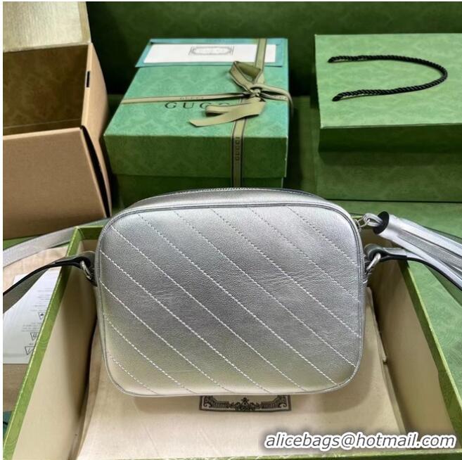 Low Cost GUCCI BLONDIE SMALL SHOULDER BAG 742360 Silver