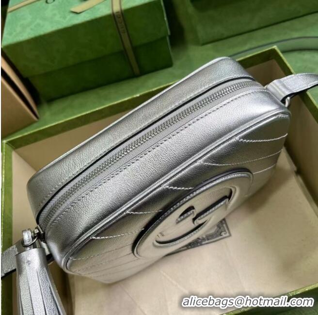 Low Cost GUCCI BLONDIE SMALL SHOULDER BAG 742360 Silver