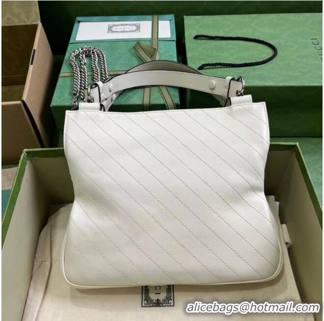 Big Discount GUCCI BLONDIE SMALL TOTE BAG 751518 white