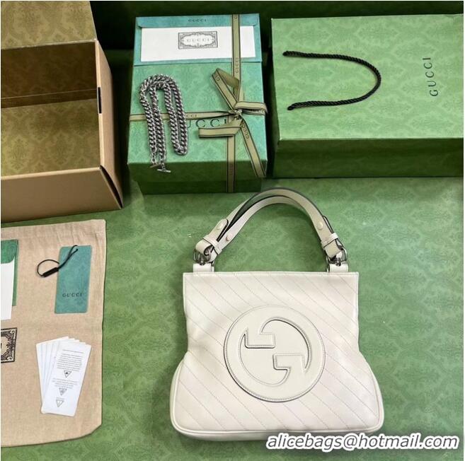 Big Discount GUCCI BLONDIE SMALL TOTE BAG 751518 white