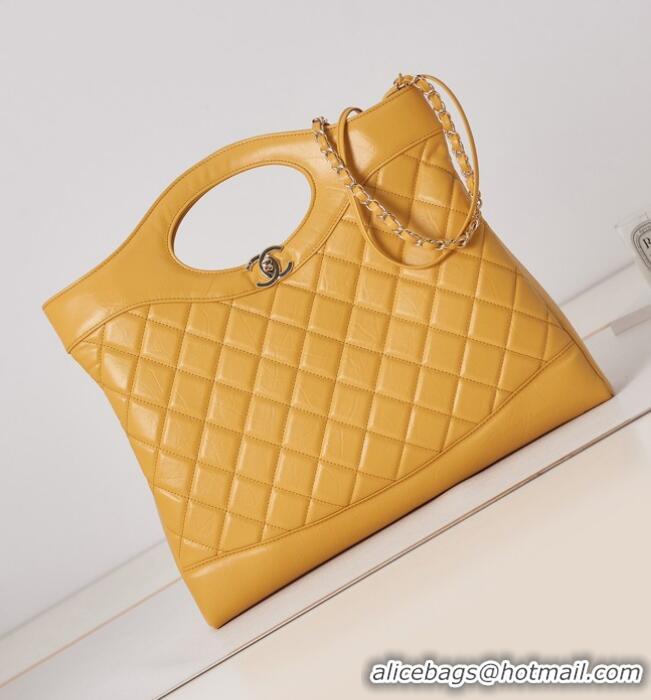 Buy Promotional CHANEL 31 LARGE SHOPPING BAG AS1010 yellow