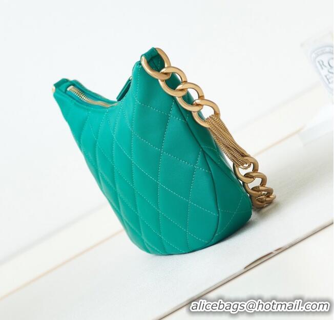 Top Design CHANEL HOBO HANDBAG AS4220 blue