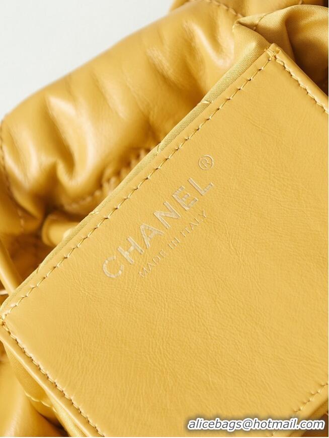 Well Crafted CHANEL 22 MINI HANDBAG AS3980 YELLOW