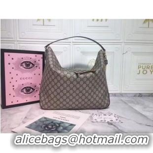 Top Quality Gucci Ophidia GG Hobo Top Handle Bag G53201 Brown