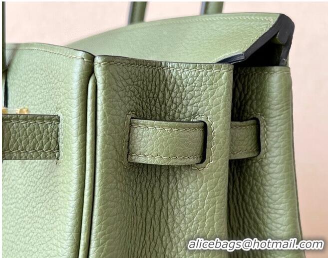 Promotional Hermes Birkin 25CM Bag Original Togo Leather 17888 Green