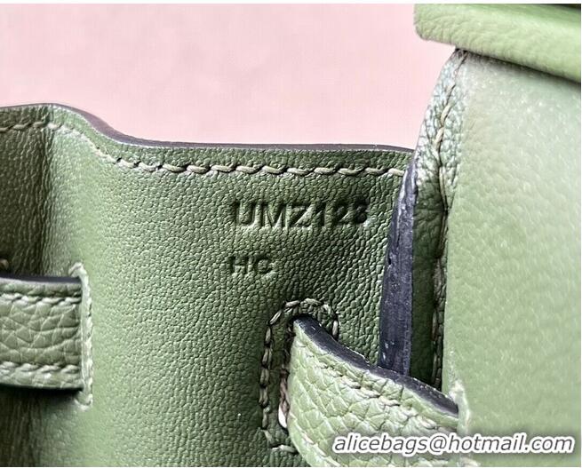 Promotional Hermes Birkin 25CM Bag Original Togo Leather 17888 Green