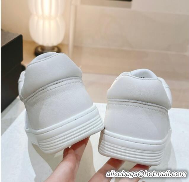 Unique Style Chanel Ban'x Calfskin Sneakers White 525072