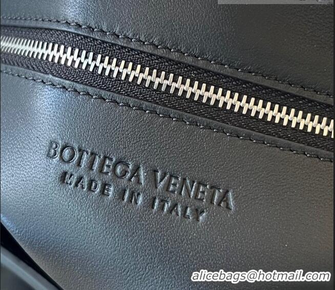 Super Quality Bottega Veneta Men's Cassette Intrecciato Leather Bag With Versatile Strap 741777 Black 2023