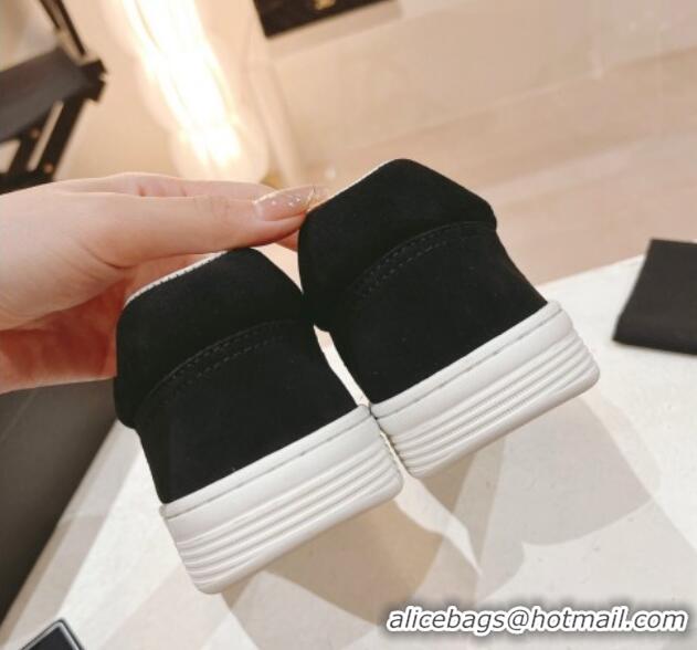 Purchase Chanel Suede Sneakers G45085 Black