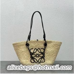 Buy Inexpensive Celine Straw Shopping Bag C63012 Black