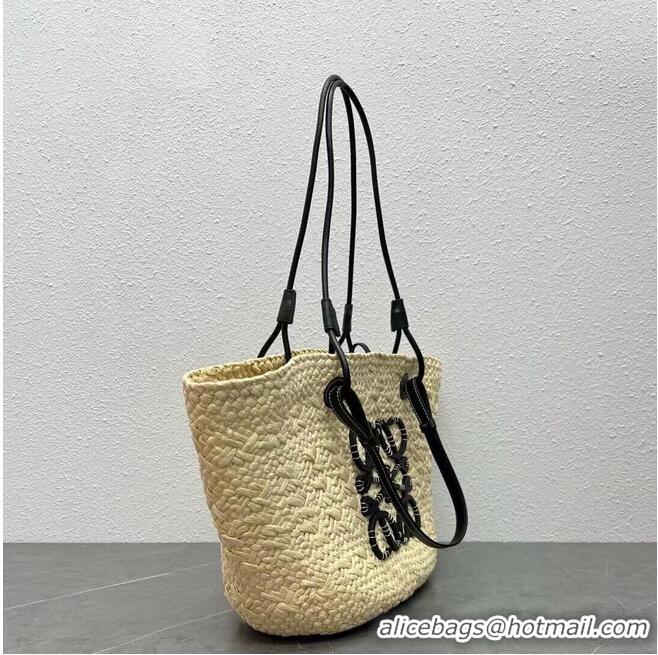 Buy Inexpensive Celine Straw Shopping Bag C63012 Black