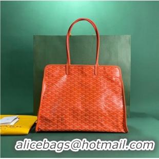 Crafted Goyard Original Sac Hardy Tote Bag 8955 Orange