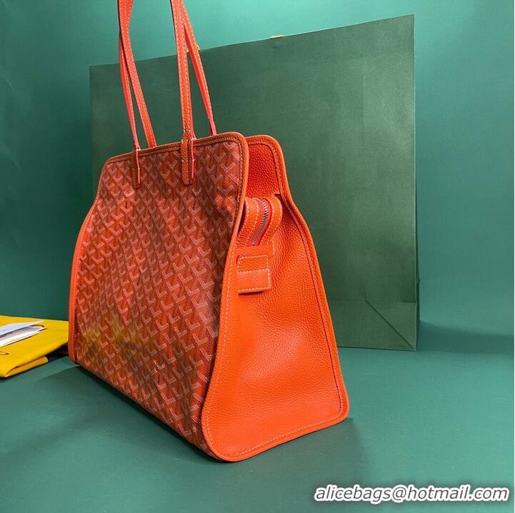 Crafted Goyard Original Sac Hardy Tote Bag 8955 Orange