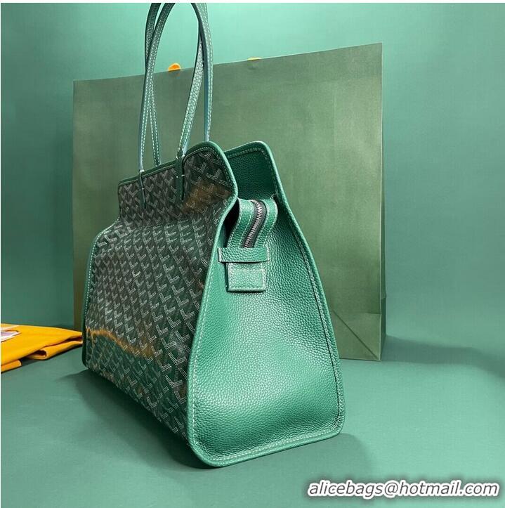 Buy Luxury Goyard Original Sac Hardy Tote Bag 8955 Green