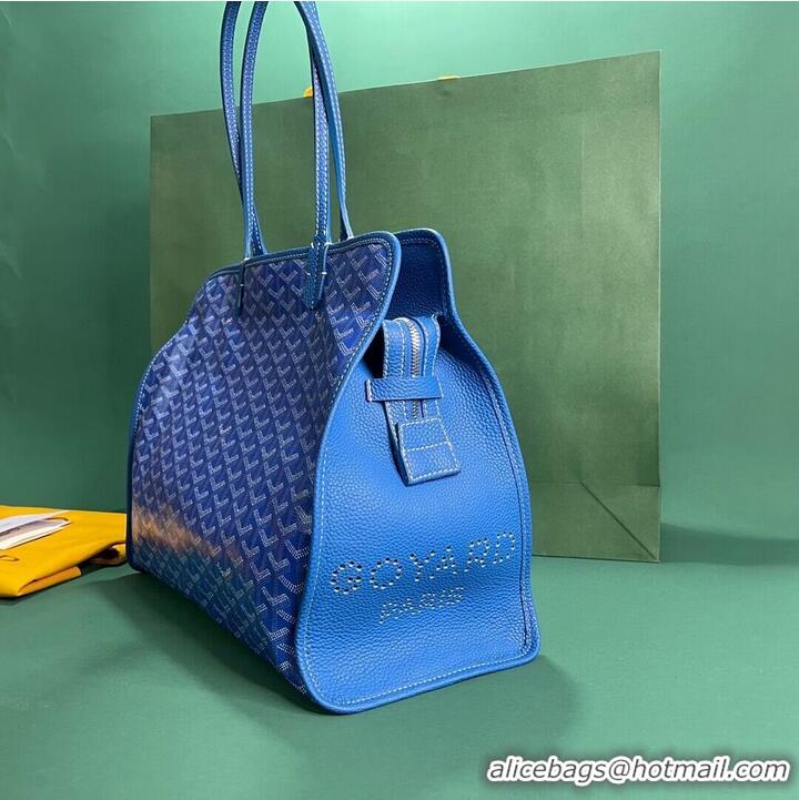 Low Cost Goyard Original Sac Hardy Tote Bag 8955 Light Blue