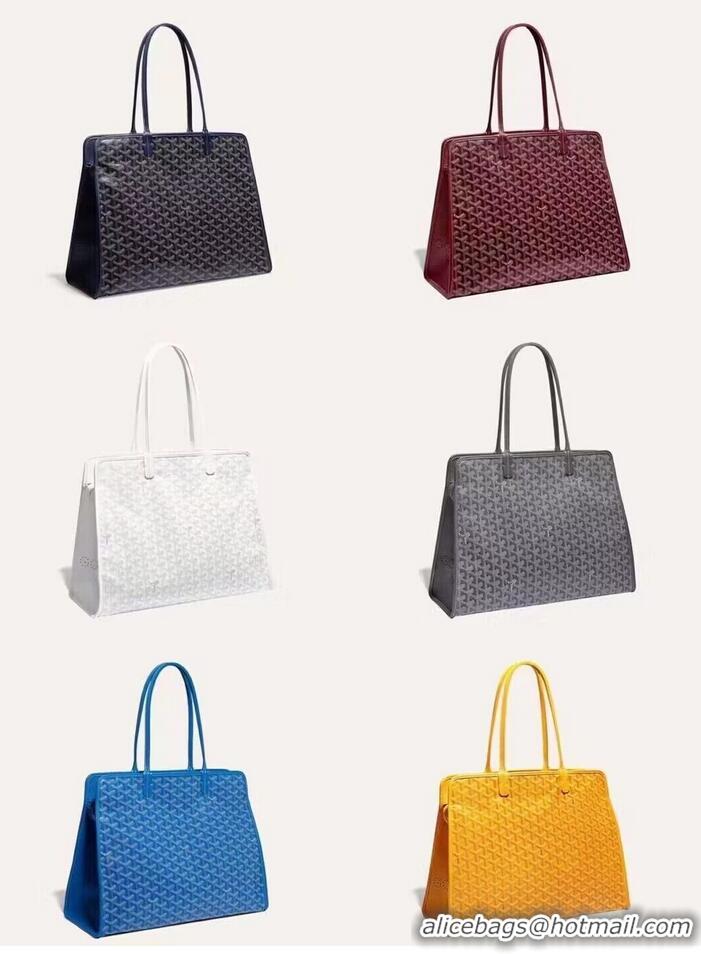 Low Cost Goyard Original Sac Hardy Tote Bag 8955 Light Blue