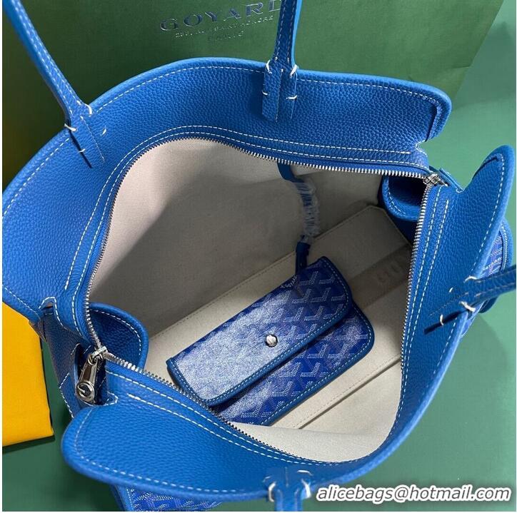 Low Cost Goyard Original Sac Hardy Tote Bag 8955 Light Blue