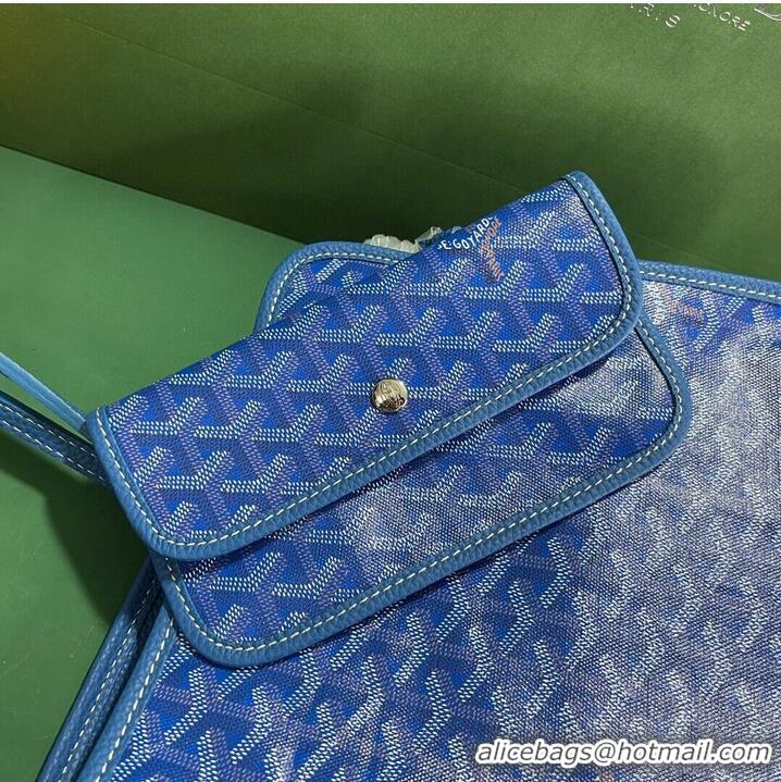 Low Cost Goyard Original Sac Hardy Tote Bag 8955 Light Blue