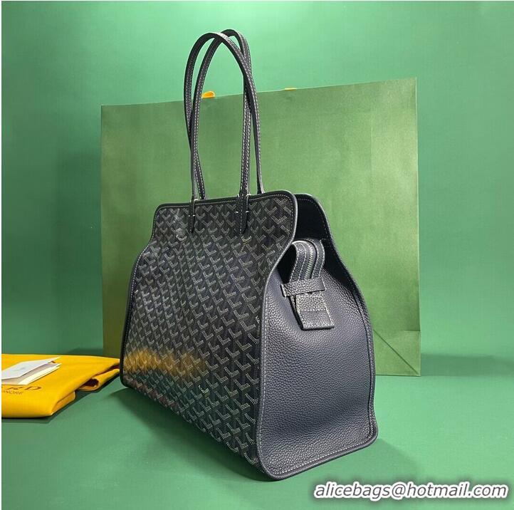 Best Price Goyard Original Sac Hardy Tote Bag 8955 Navy Blue