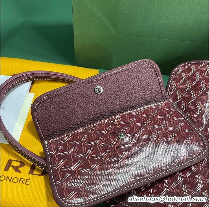 Super Quality Goyard Original Sac Hardy Tote Bag 8955 Burgundy