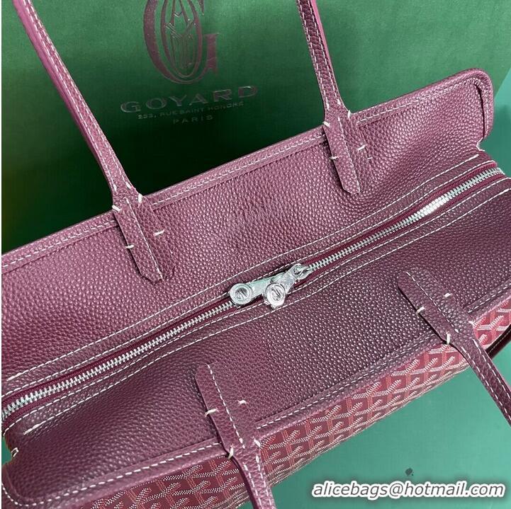 Super Quality Goyard Original Sac Hardy Tote Bag 8955 Burgundy