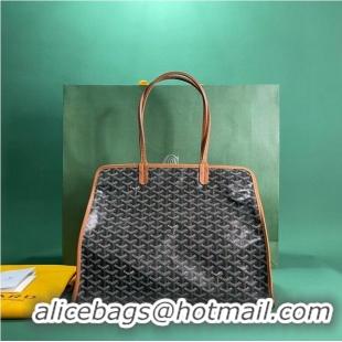 Top Sell Goyard Original Sac Hardy Bag 8955 Black And Tan