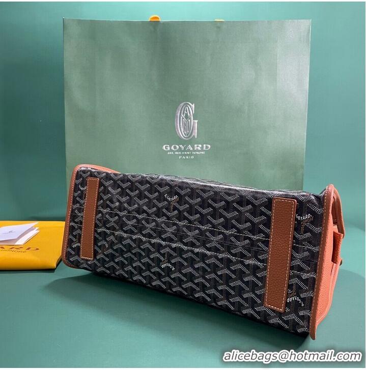 Top Sell Goyard Original Sac Hardy Bag 8955 Black And Tan