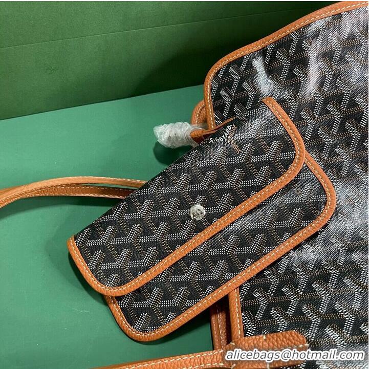 Top Sell Goyard Original Sac Hardy Bag 8955 Black And Tan