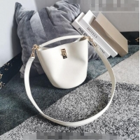 Famous Brand Celine Teen Bucket Bag 16 in Smooth Calfskin 197573 White 2023