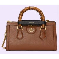 Good Product GUCCI DIANA SMALL SHOULDER BAG 735153 Brown