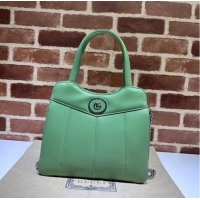 Famous Brand GUCCI PETITE GG SMALL TOTE BAG 745918 Light green