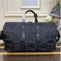 Good Product Louis Vuitton Monogram Keepall 45 M46441 Black