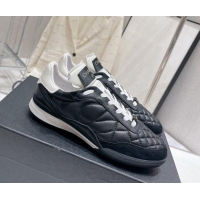 Good Quality Chanel Calfskin & Suede Sneakers G40178 Black 428125