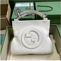 Big Discount GUCCI BLONDIE SMALL TOTE BAG 751518 white