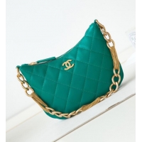 Top Design CHANEL HOBO HANDBAG AS4220 blue