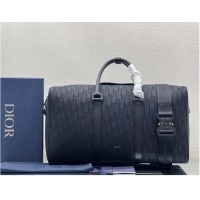 Top Quality Dior Lighot 50 Oblique Jacquard Bag 727762 Black